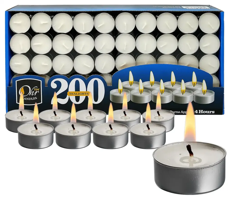 Bolsius tealight candles bulk pack image 3