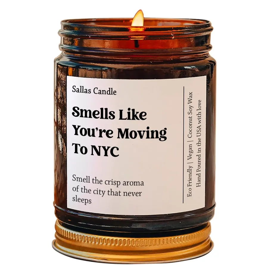 Homesick New York City soy candle image 2