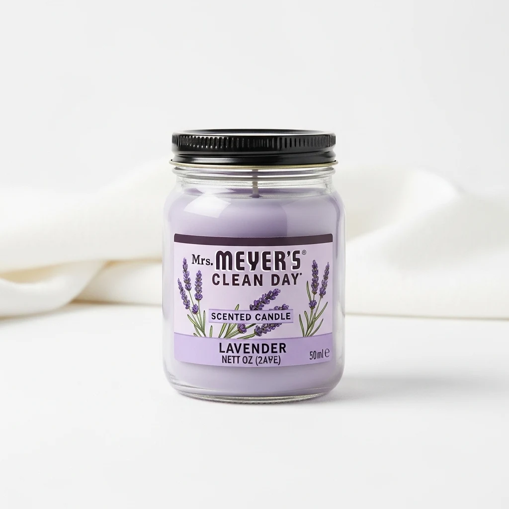 Mrs Meyer Lavender scent candle image 2