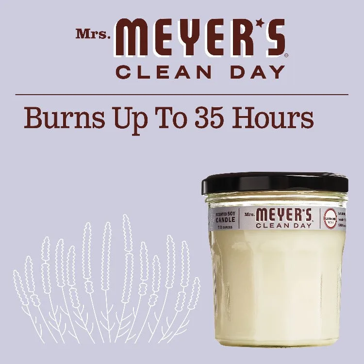 Mrs Meyer Lavender scent candle image 3