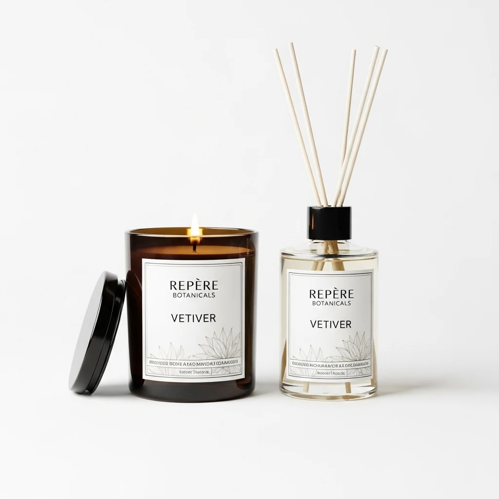 Repère Botanicals Vetiver candle image 2