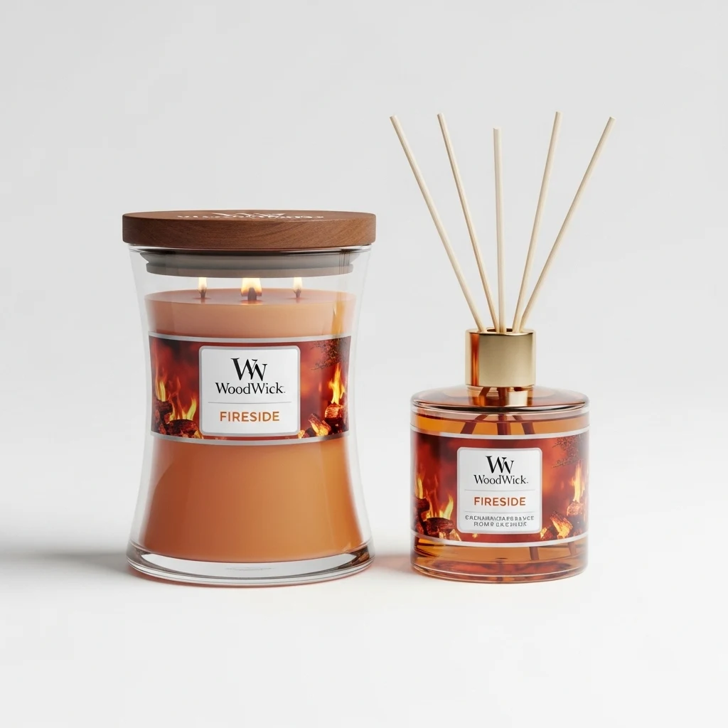 WoodWick Fireside crackling candle