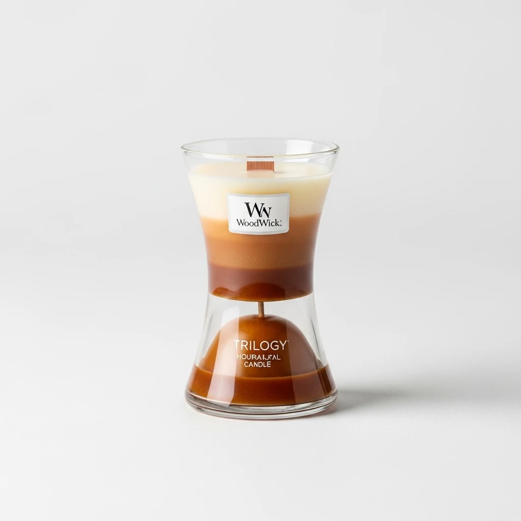 WoodWick Trilogy hourglass candle